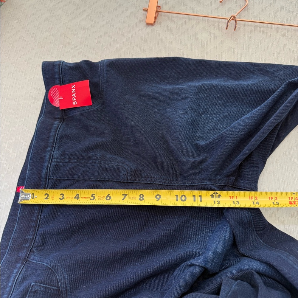 New SPANX Jean-ish Ankle Denim Leggings 20018P Dark Blue Twilight Rinse Size 2X - Picture 7 of 8